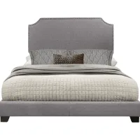 Carshalton Gray King Upholstered Bed