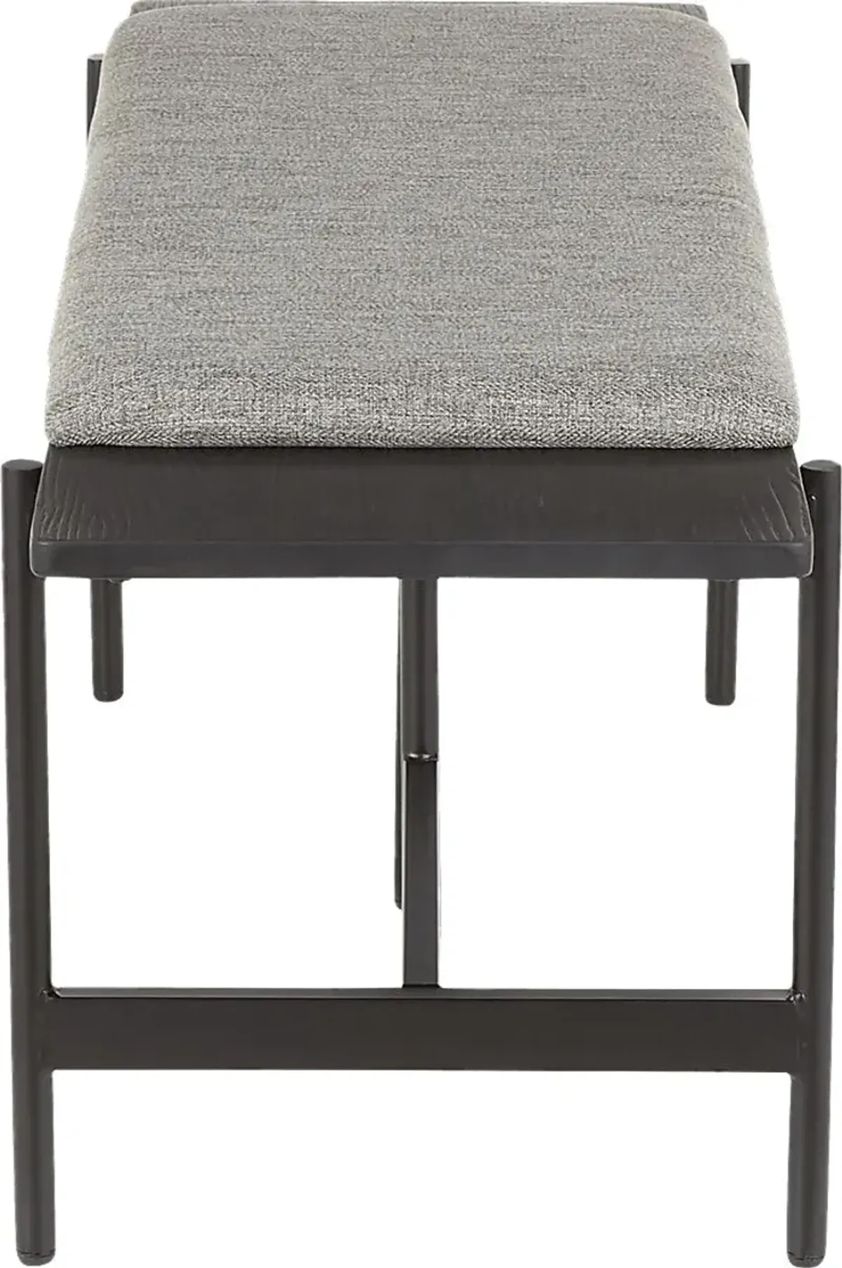 Cambronne Gray Accent Bench