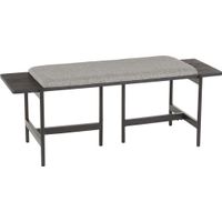 Cambronne Gray Accent Bench