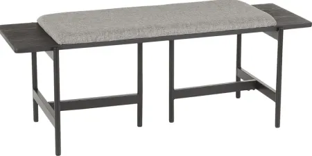 Cambronne Gray Accent Bench
