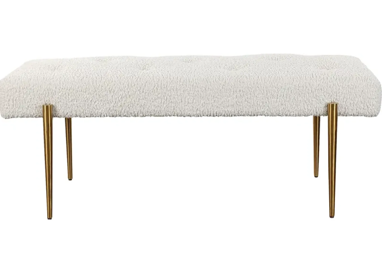 Bretdale White Accent Bench