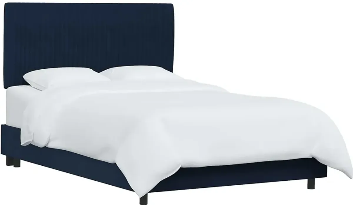 Norlana Dark Blue California King Bed