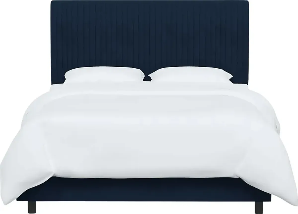 Norlana Dark Blue California King Bed