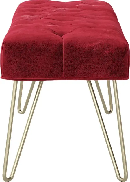 Oleandri Red Accent Bench