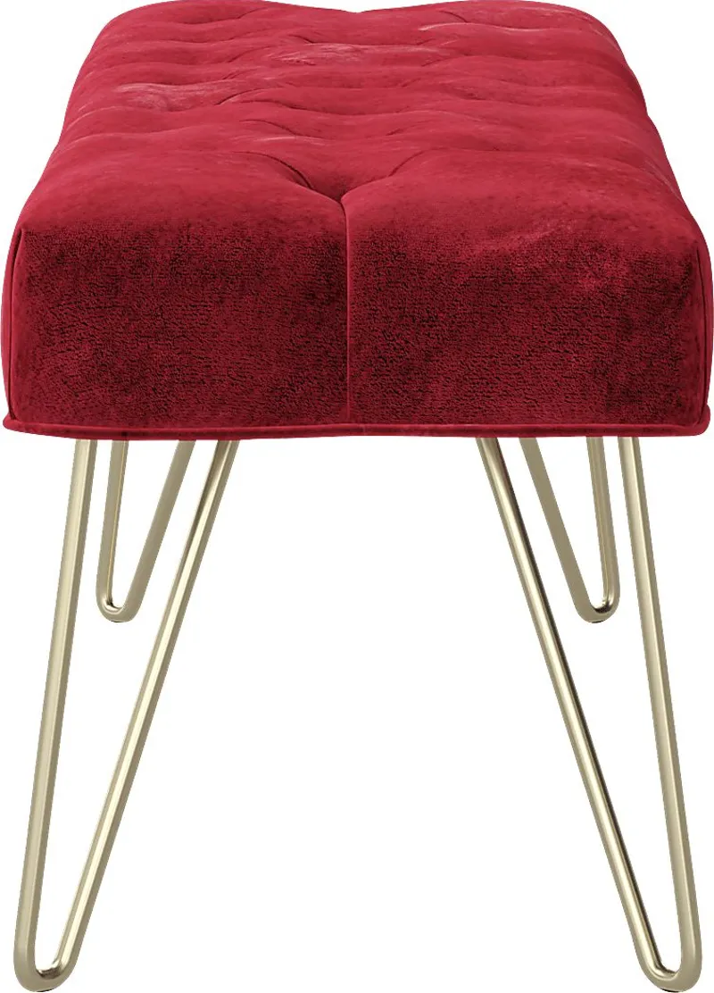 Oleandri Red Accent Bench