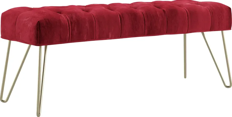 Oleandri Red Accent Bench