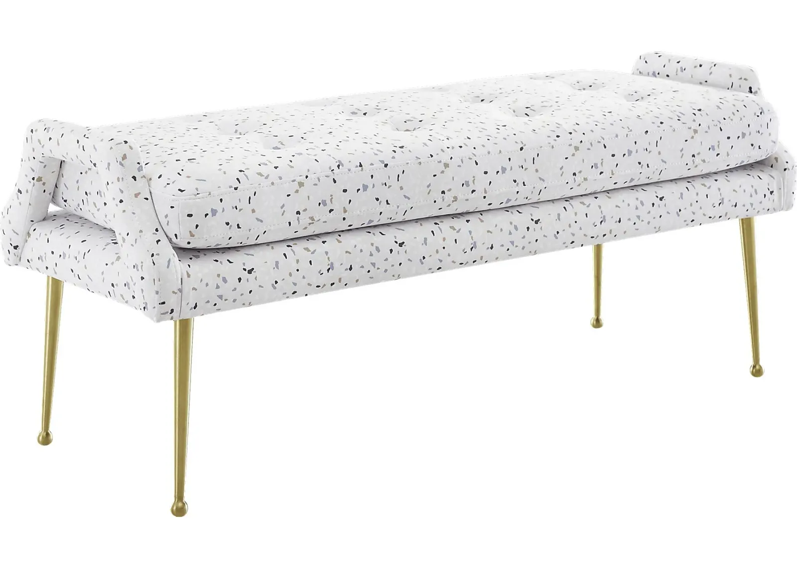 Zitto White Accent Bench