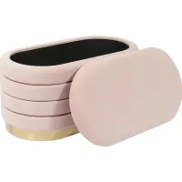 Moyra Blush Storage Bench