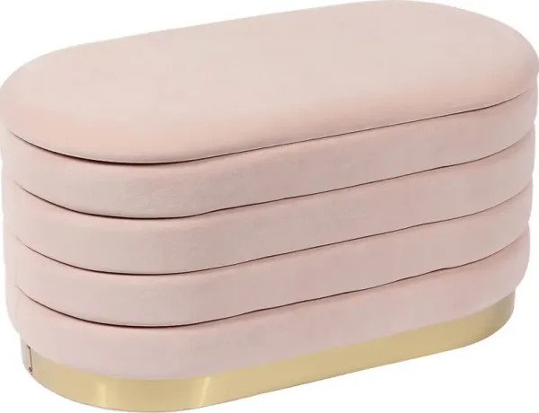 Moyra Blush Storage Bench