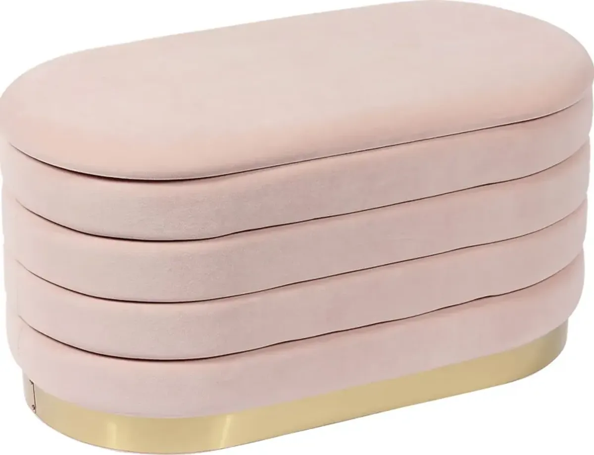 Moyra Blush Storage Bench