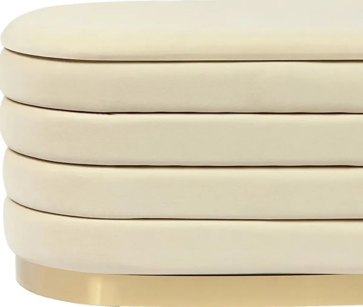 Moyra Cream Storage Bench