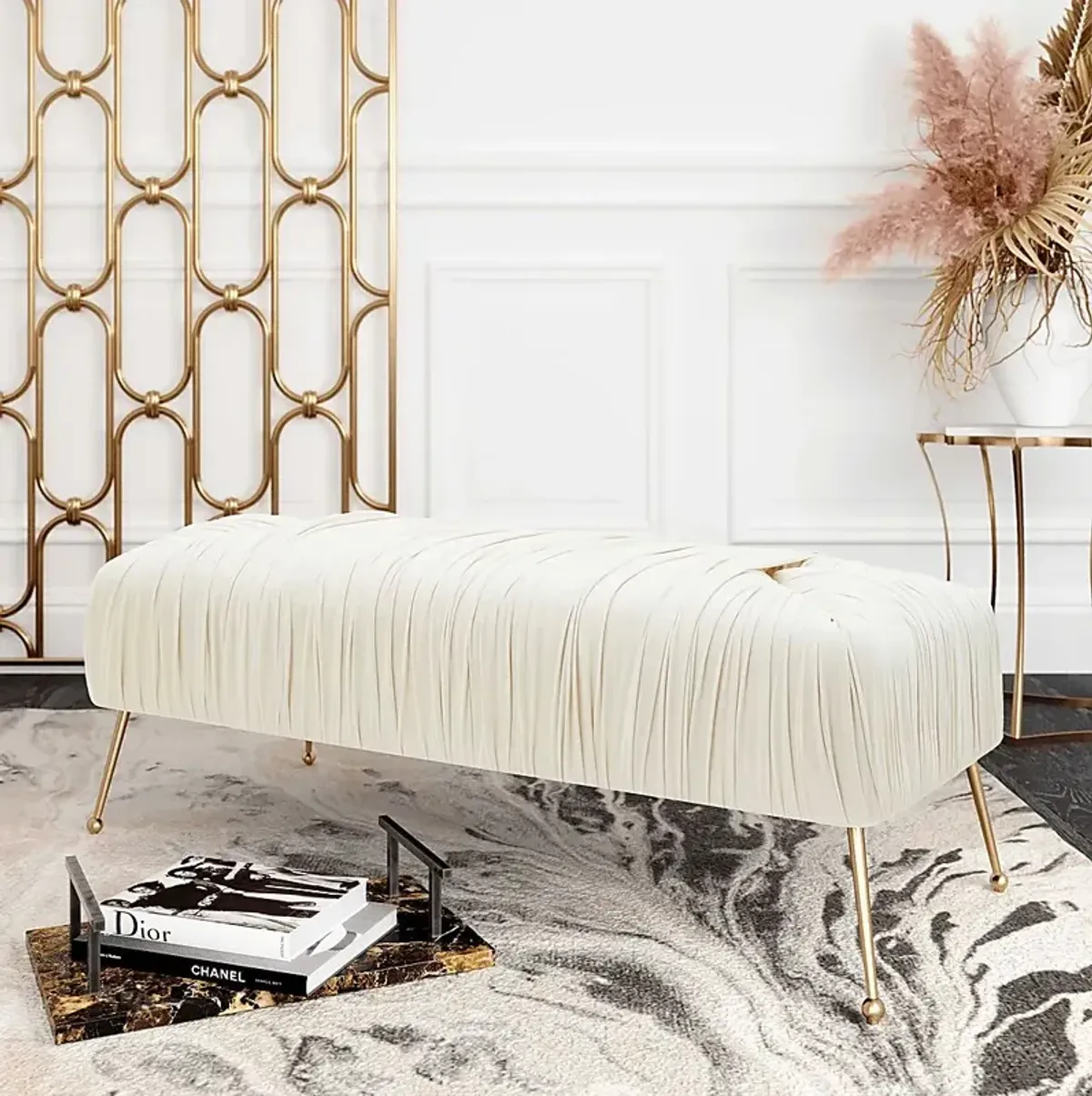 Crystaliesse Beige Bench