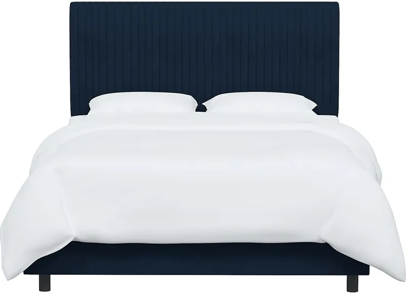 Norlana Dark Blue King Bed