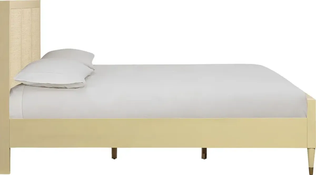 Canalers Beige King Bed