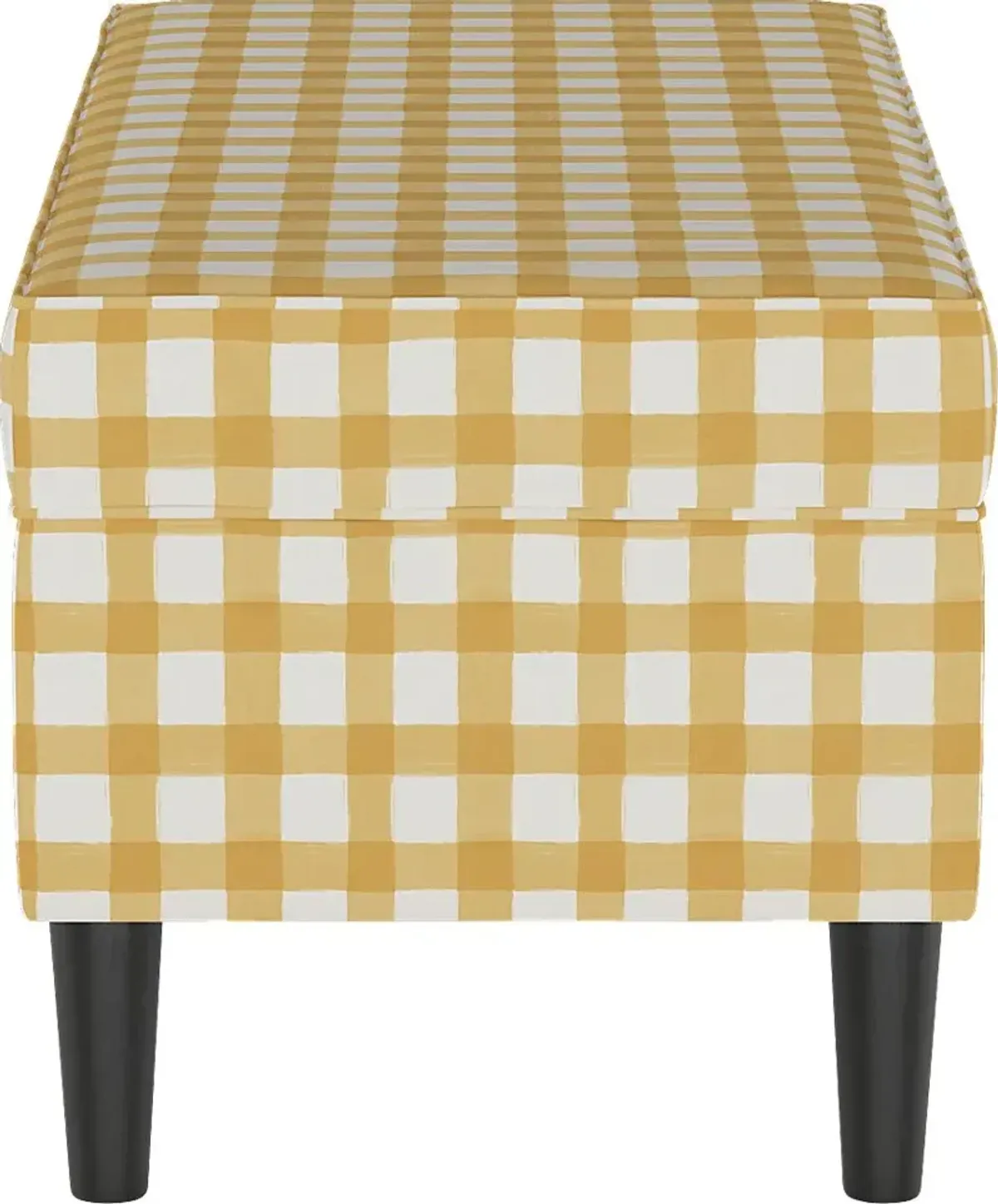 Cottage Charm Yellow Storage Bench