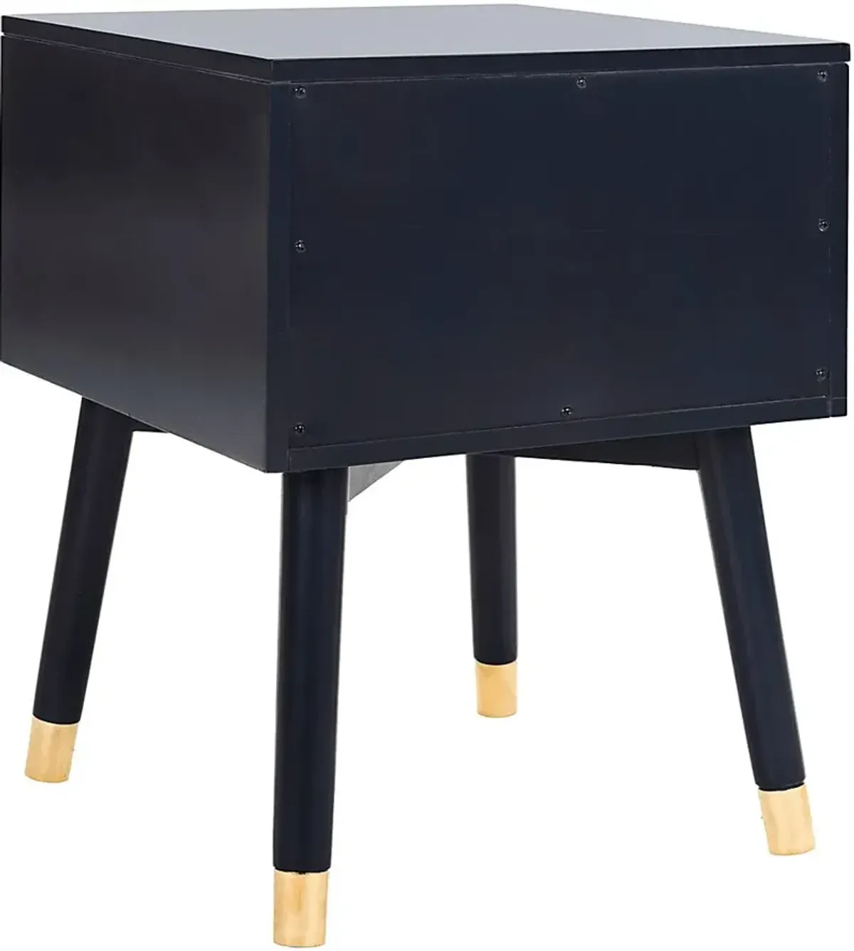 Idamor Navy Nightstand