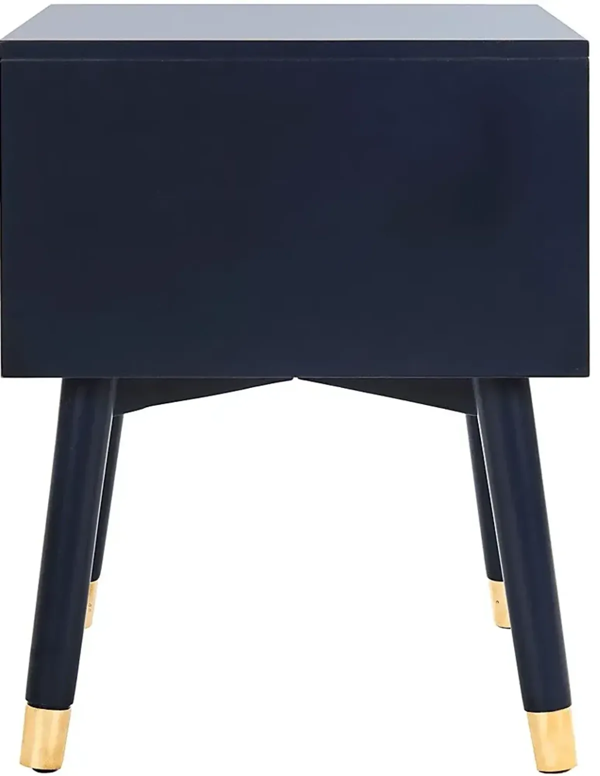 Idamor Navy Nightstand