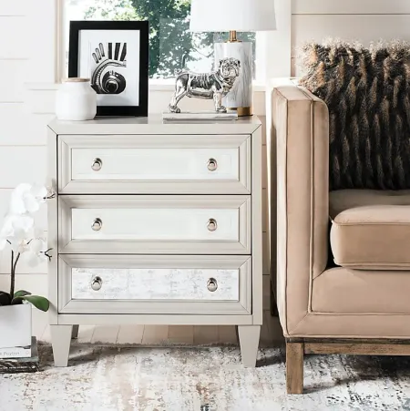 Lindendale White Accent Cabinet