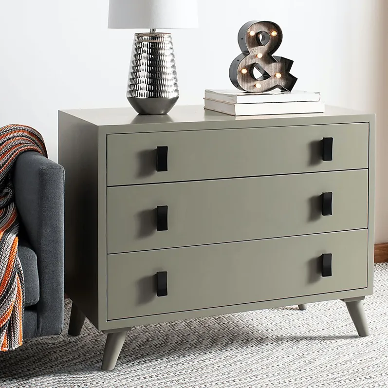 Lolandra Gray Accent Cabinet