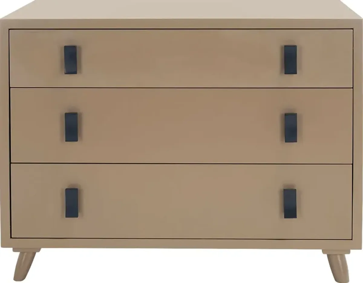 Lolandra Taupe Accent Cabinet