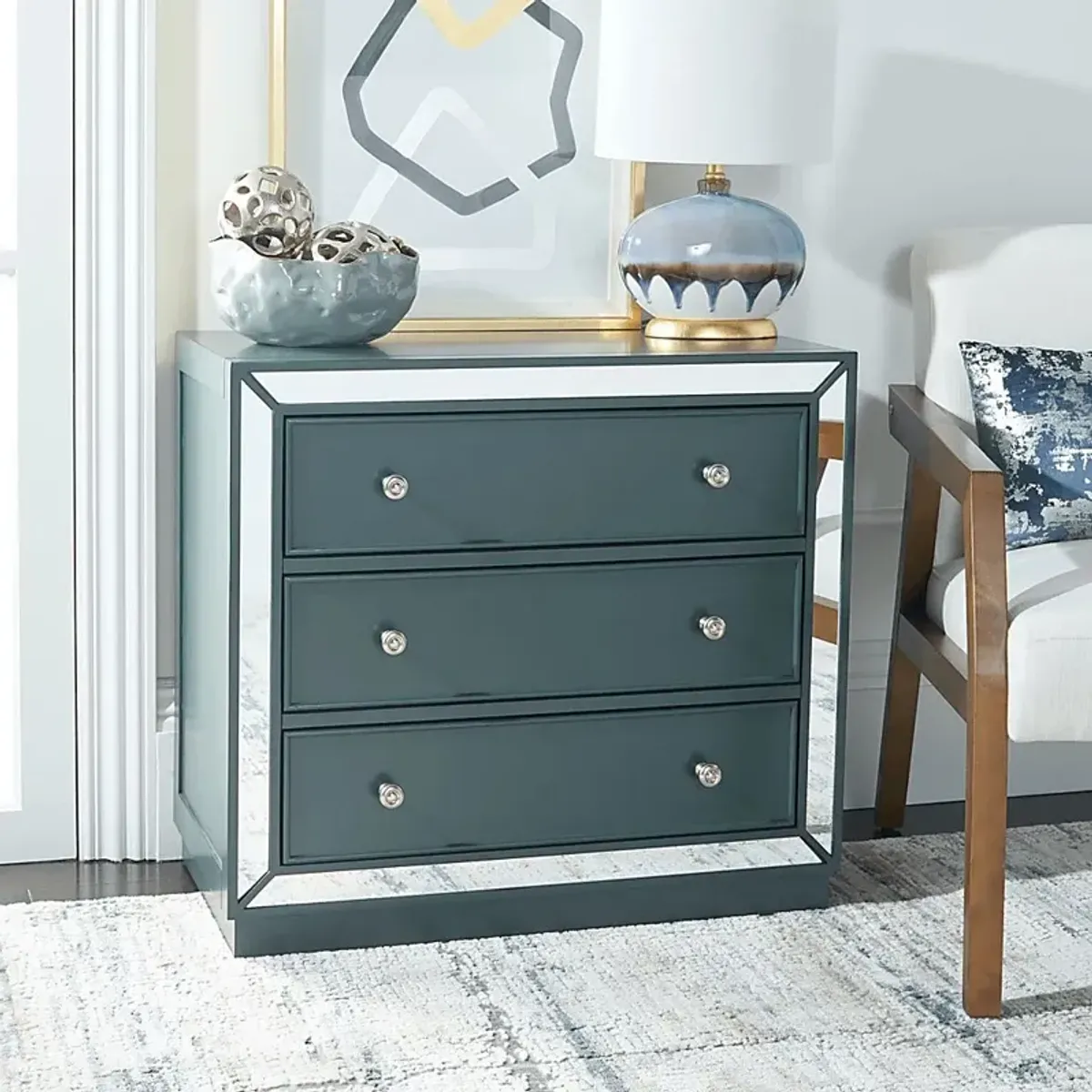 Maclaura Steel Accent Cabinet