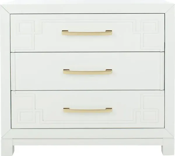 Mawood White Accent Cabinet