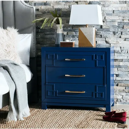 Mawood Blue Accent Cabinet
