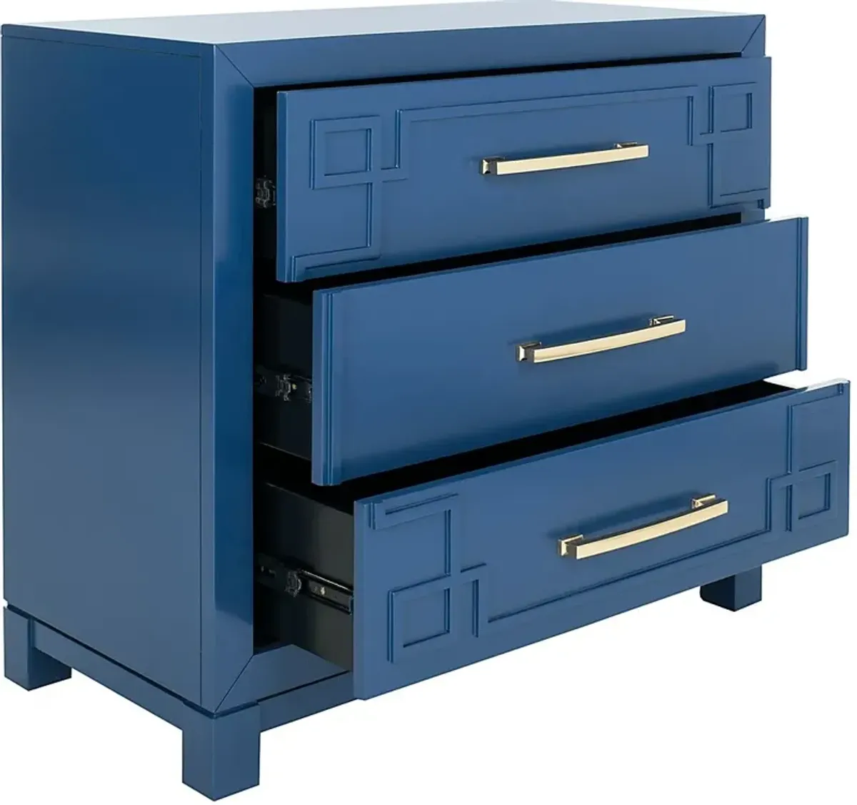 Mawood Blue Accent Cabinet