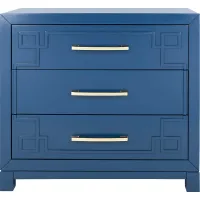 Mawood Blue Accent Cabinet