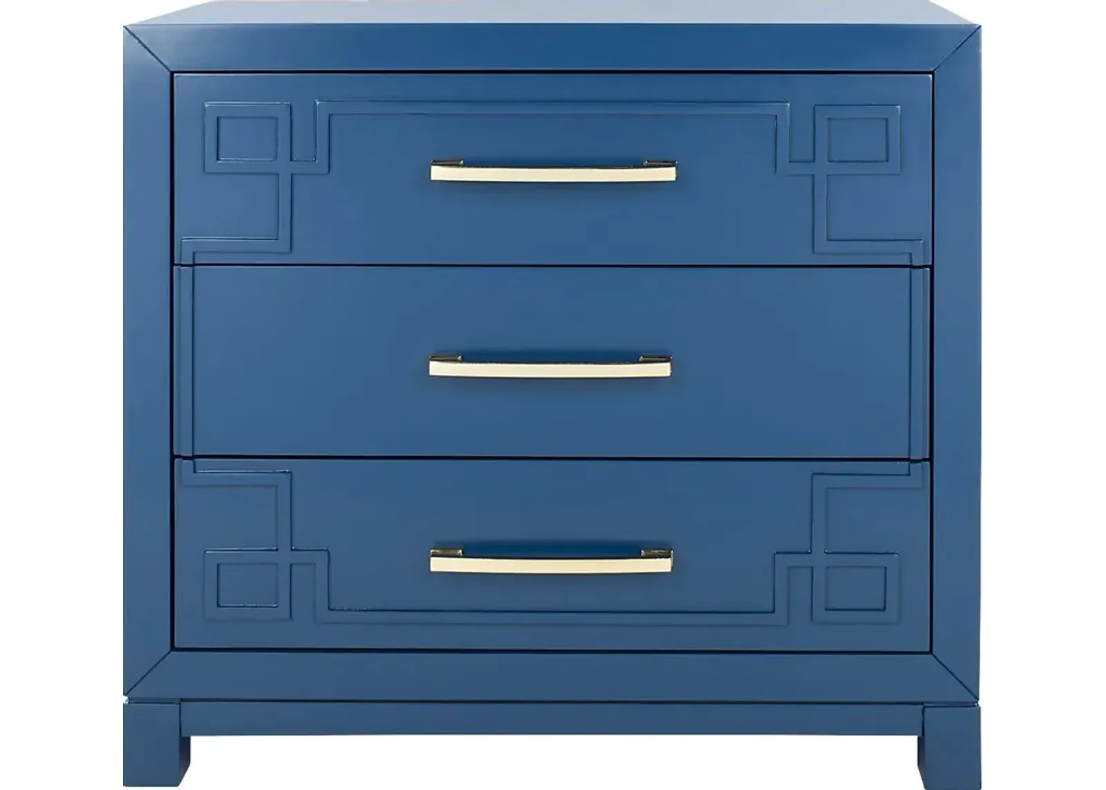 Mawood Blue Accent Cabinet