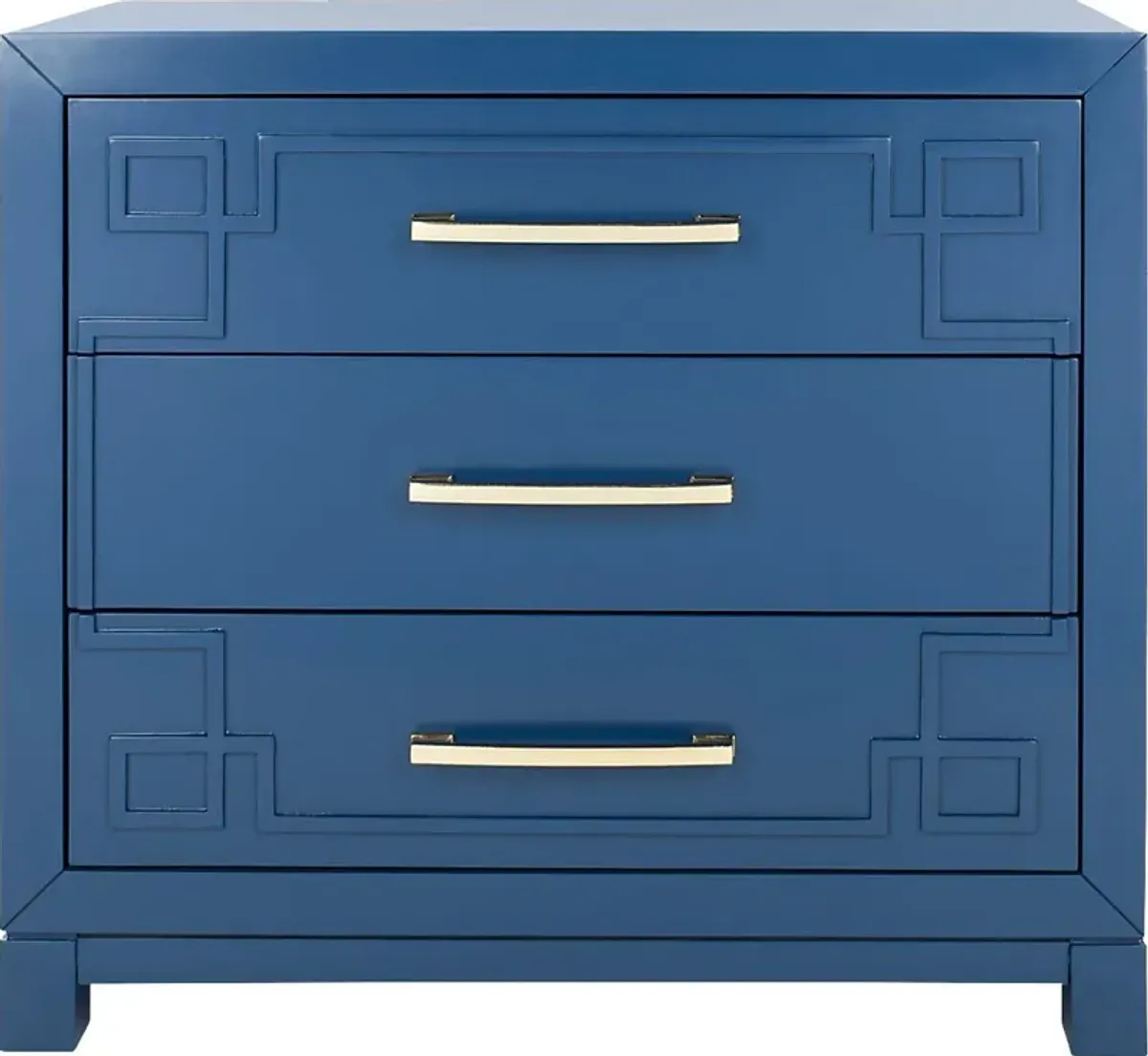 Mawood Blue Accent Cabinet