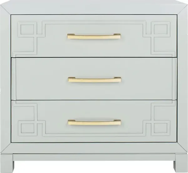 Mawood Gray Accent Cabinet