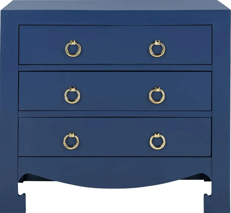 Moultire Blue Accent Cabinet