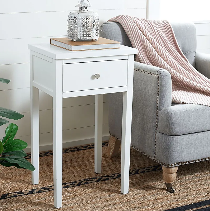 Wardlaw White Nightstand