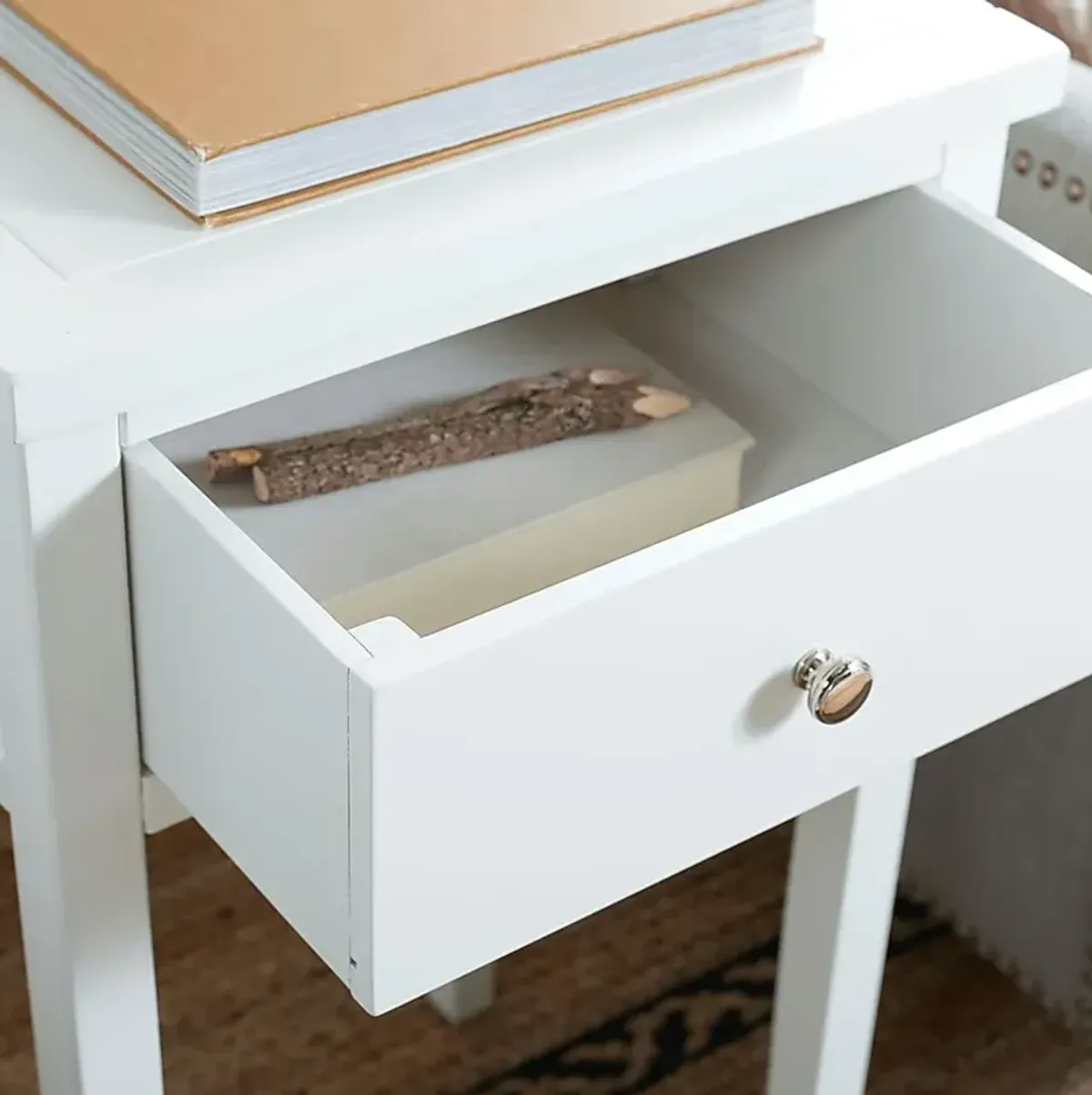 Wardlaw White Nightstand