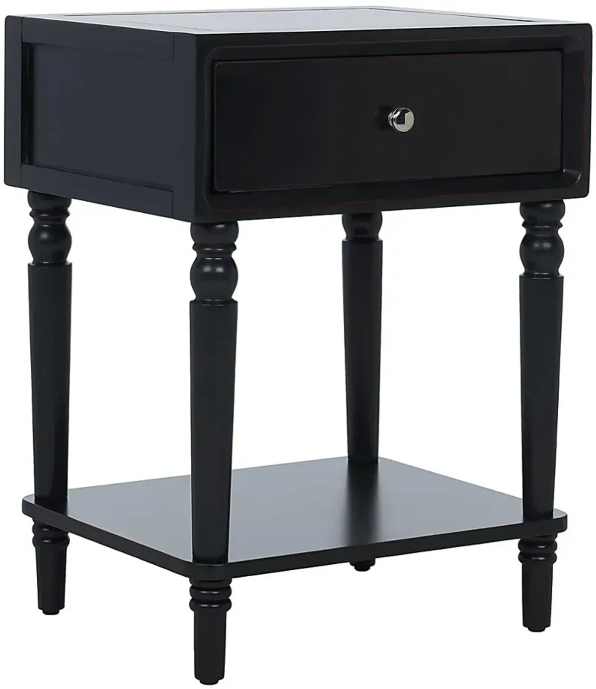 Wateree Black Nightstand