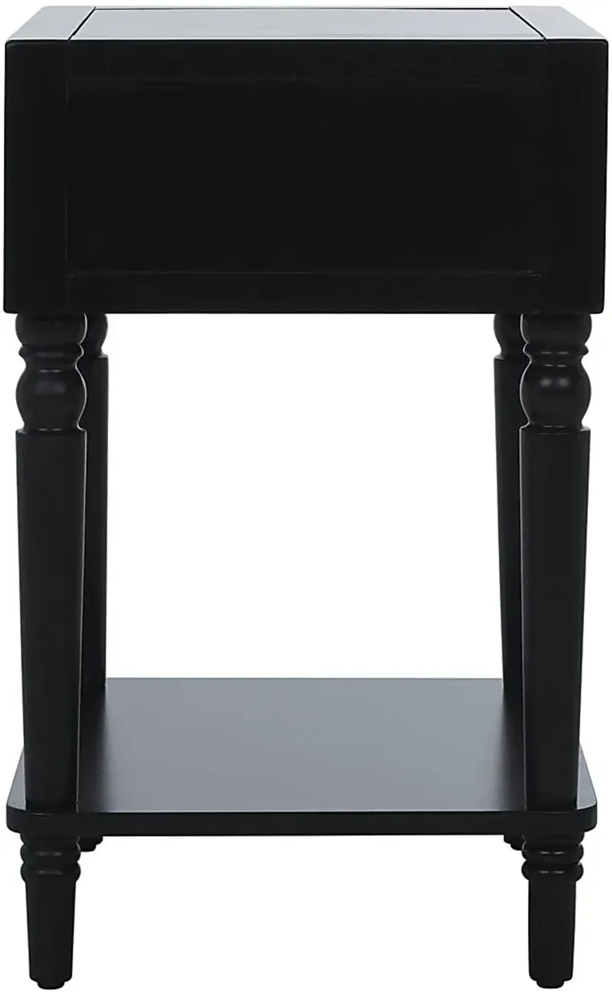 Wateree Black Nightstand