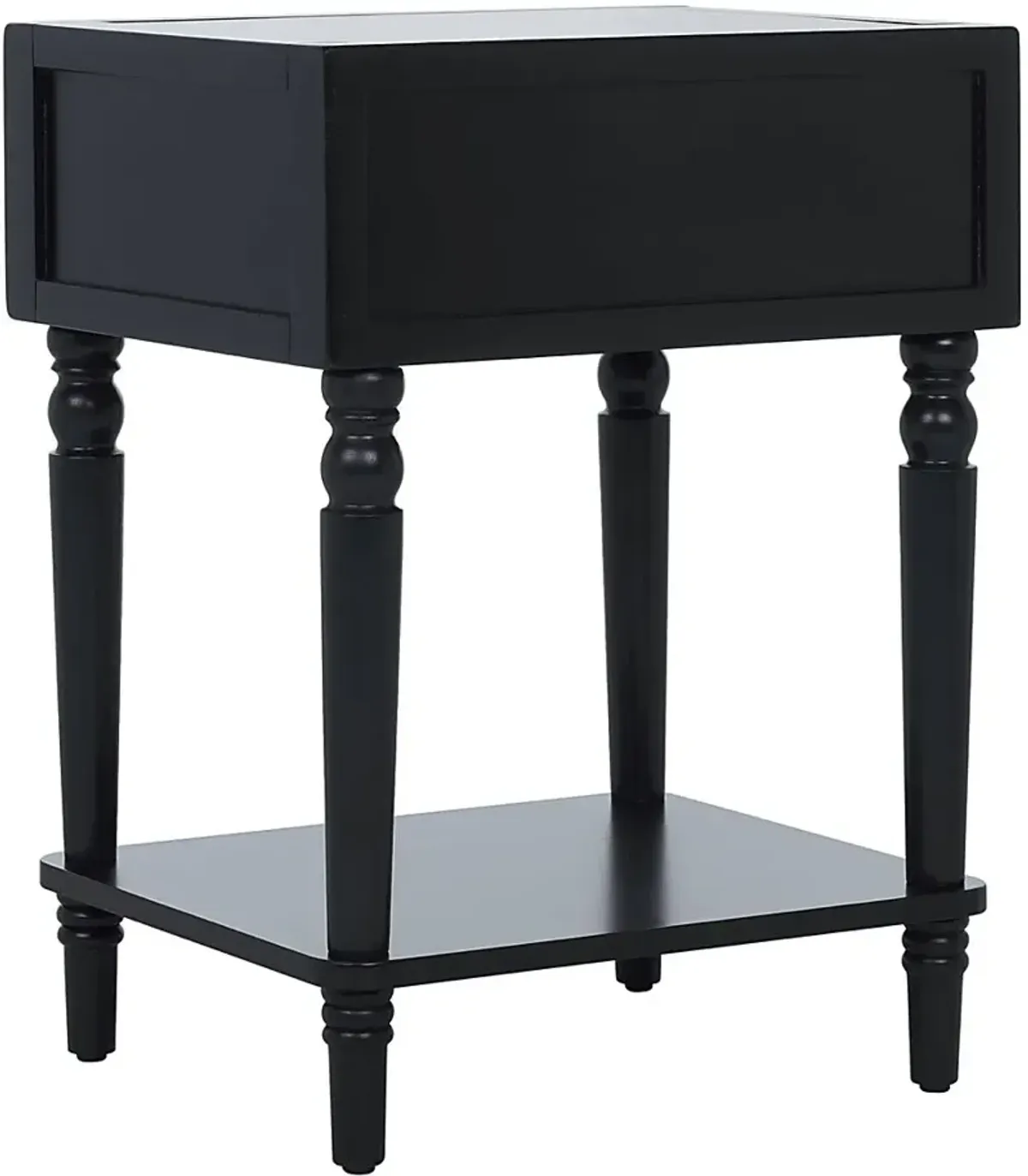 Wateree Black Nightstand