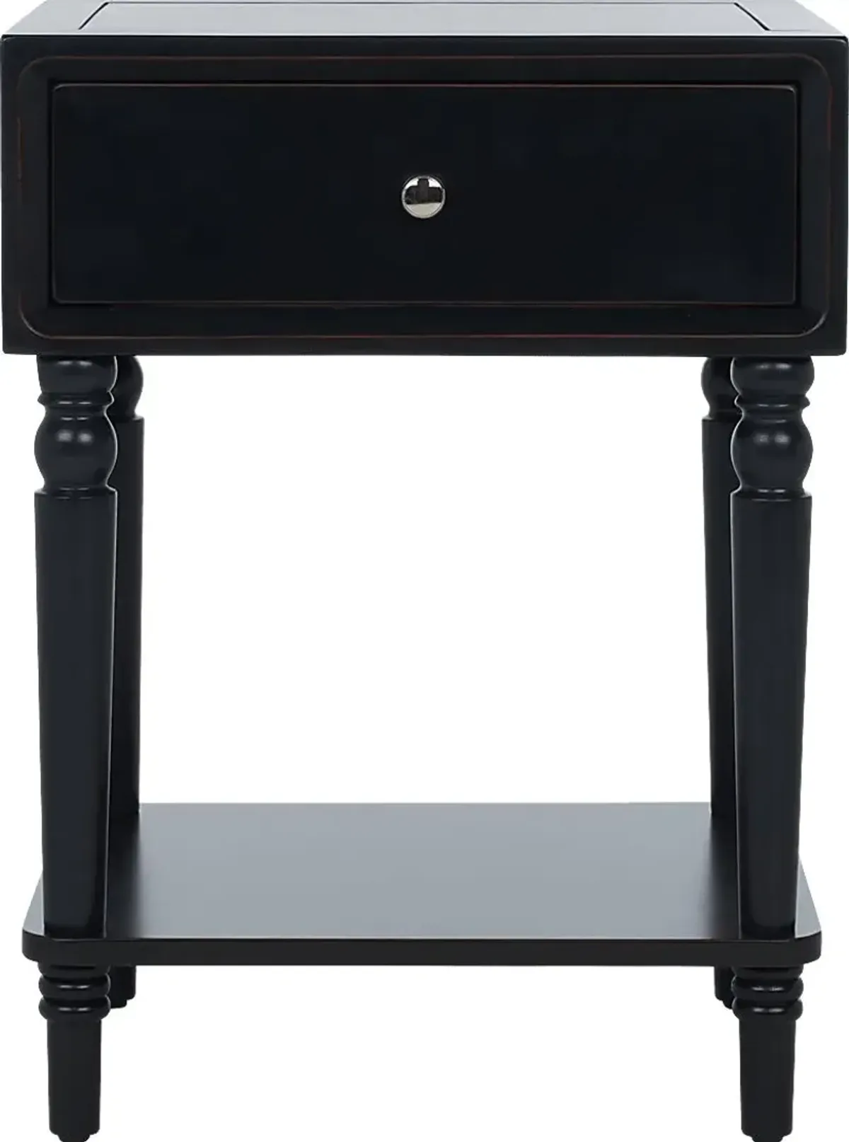 Wateree Black Nightstand