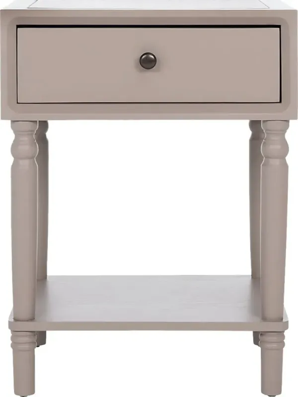 Wateree Gray Nightstand