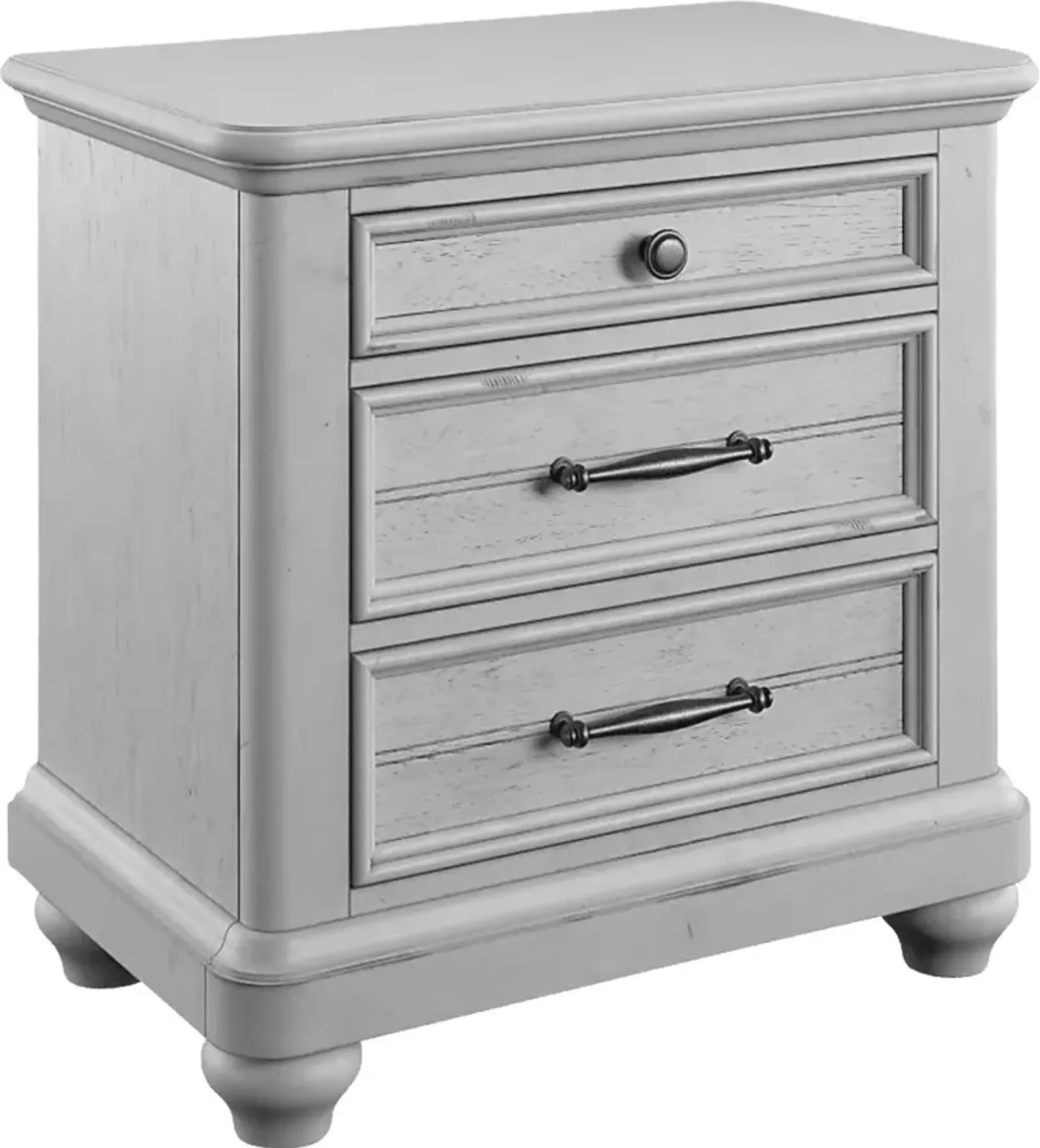 Lilloet Gray Nightstand