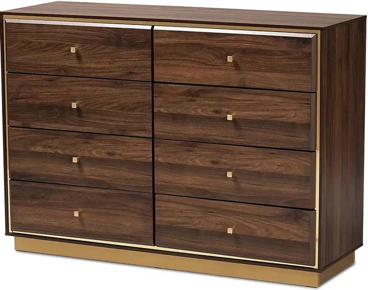 Corenna Walnut Dresser