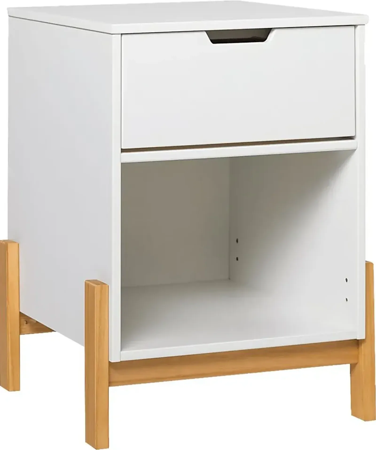 Durrette White Nightstand