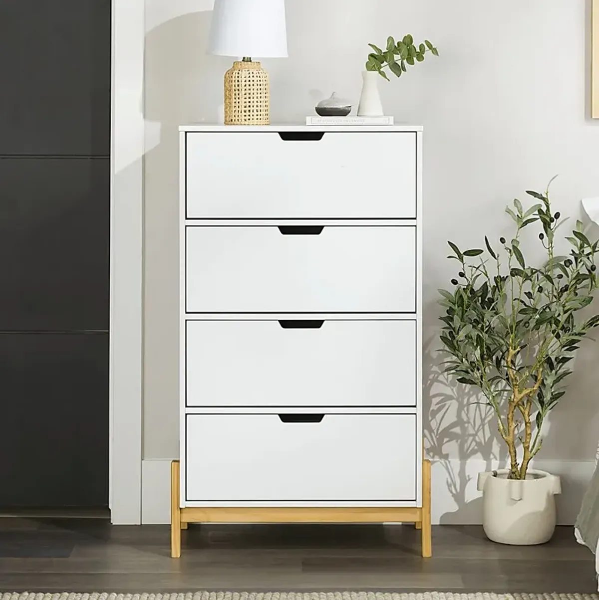 Durrette White Chest