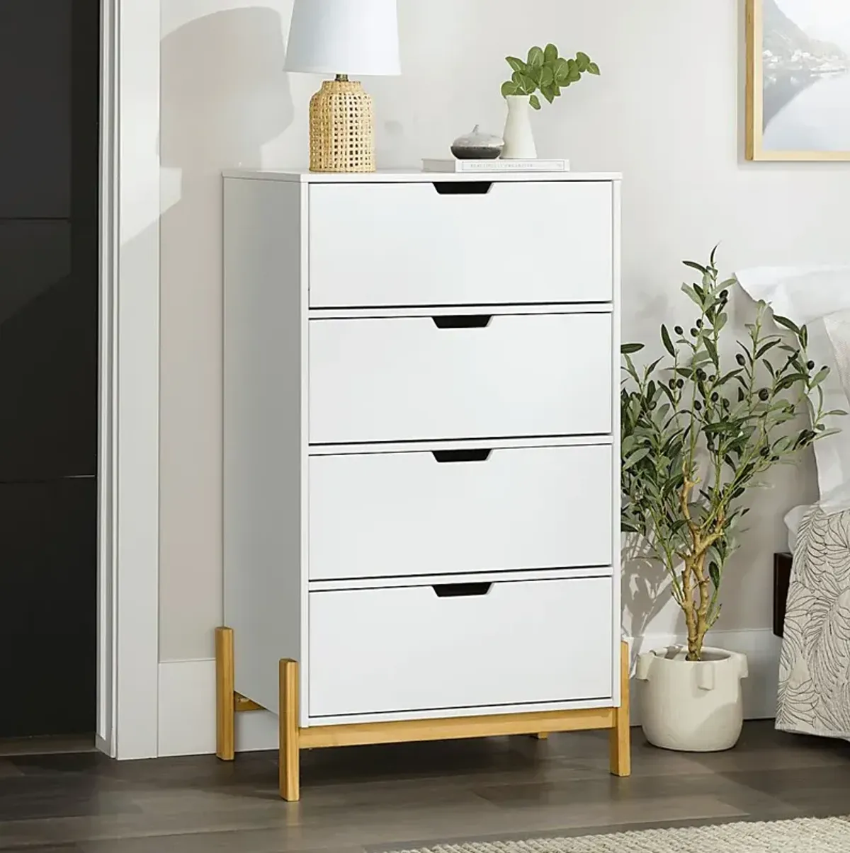 Durrette White Chest