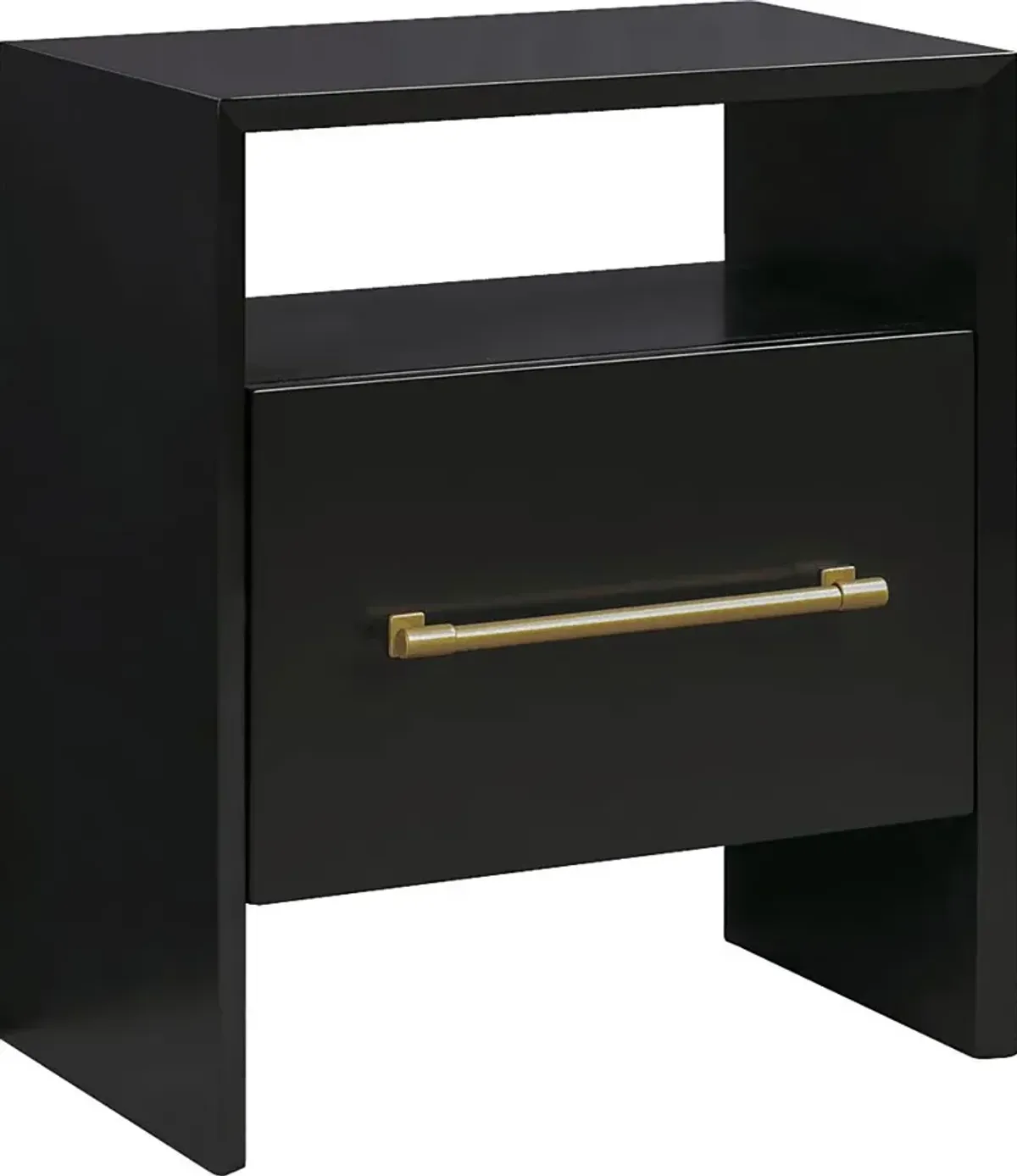 Wyleswood Black Nightstand