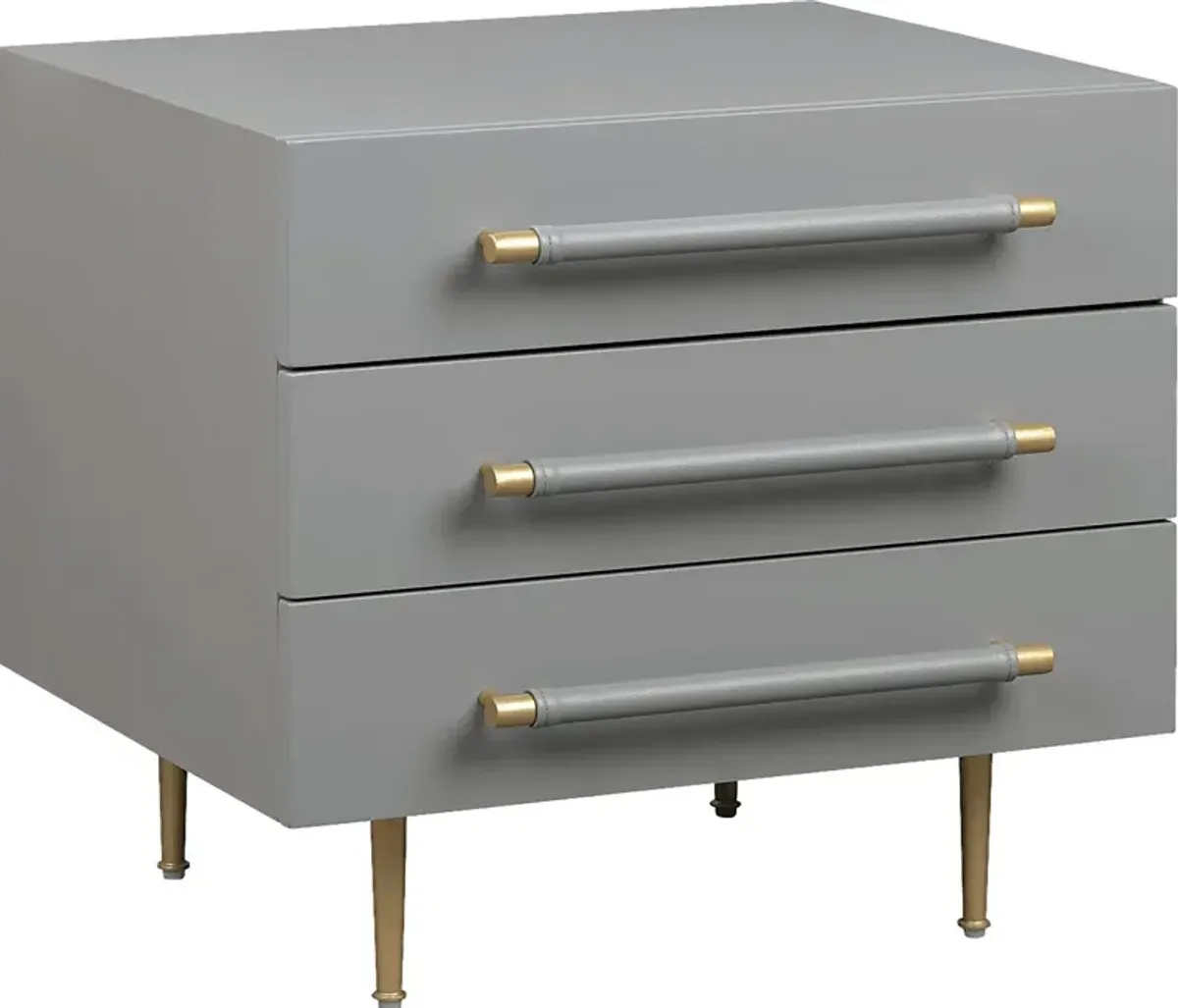 Troperan Gray Nightstand