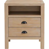 Shivwits Brown 2 Drawer Nightstand