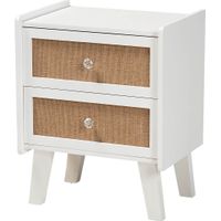 Fewflower White Nightstand