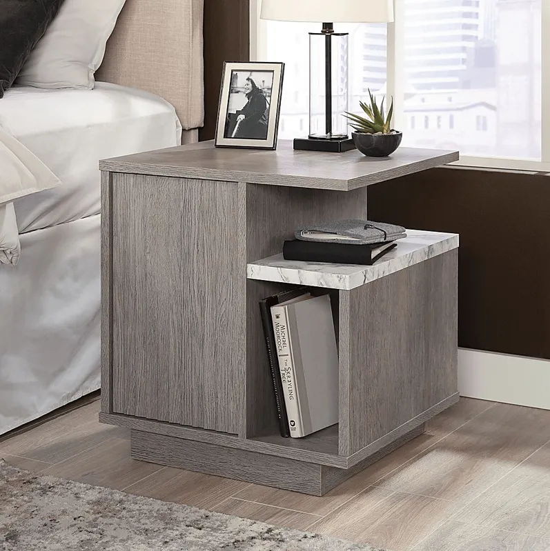 Deirdra Gray Nightstand